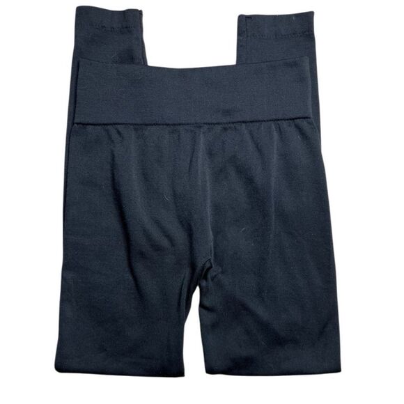 Conceited Black Fleece Leggings Size Small - Picture 1 of 3